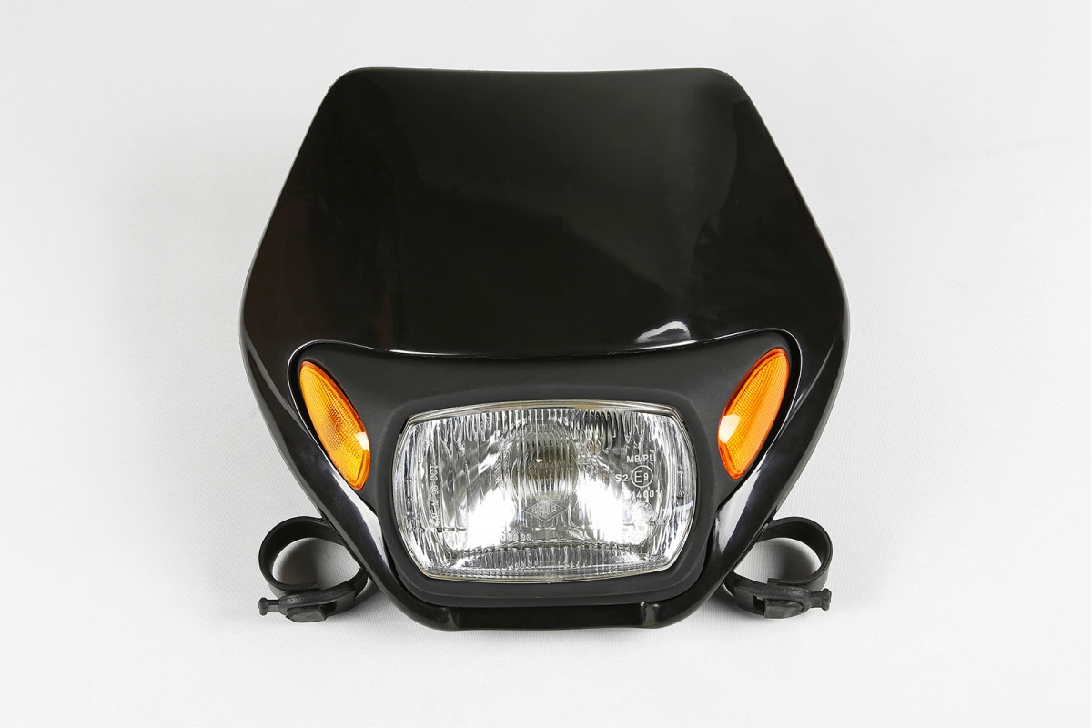 Motocross Oregon headlight black - Headlight - PF01695-001 - Ufo Plast