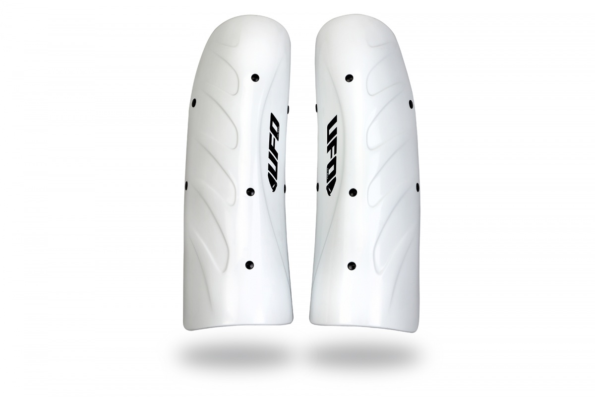 Ski and snowboard Slalom knee shin guard long version white - Snow - SK09184-W - Ufo Plast