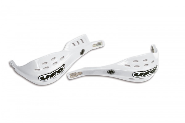 Motocross handguards Jumpy white - Handguards - PM01619-041 - Ufo Plast