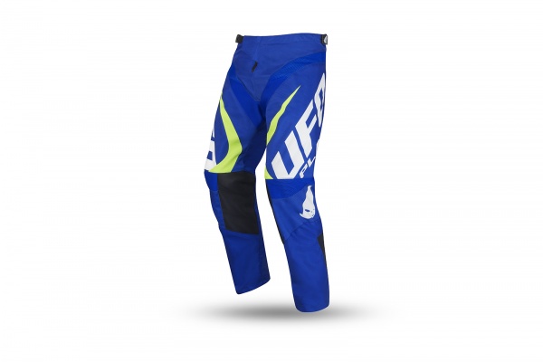 Motocross Another Race pants blue and neon yellow for kids - NEW PRODUCTS - PI04484-C - UFO Plast