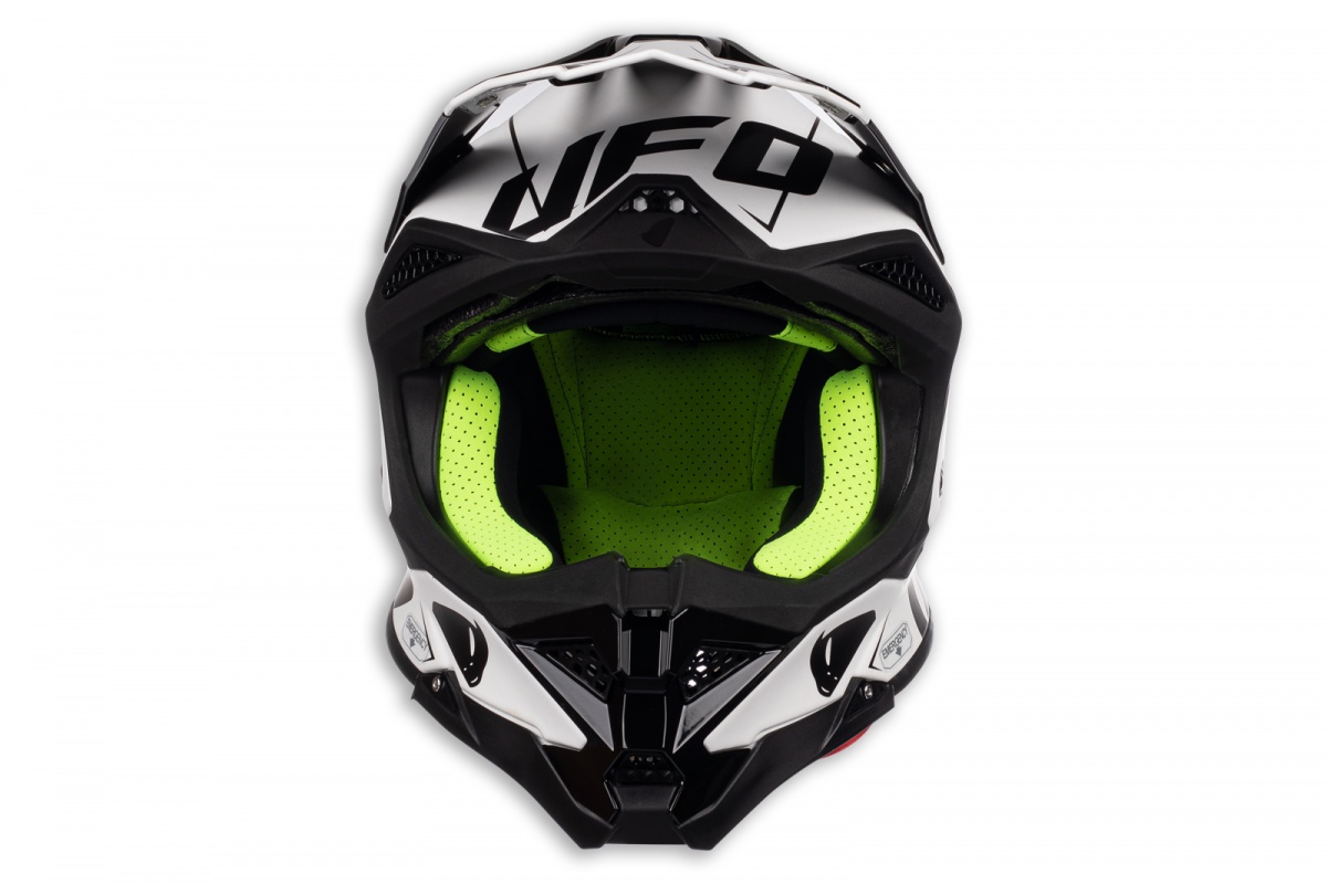 Motocross helmet Diamond limited edition black and white - ADULT - HE051 - Ufo Plast