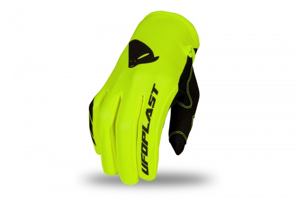 Motocross Skill gloves for kids neon yellow - Kids gear and protection - GU04533-DFLU - UFO Plast