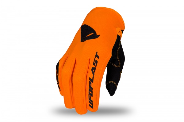 Motocross Skill gloves for kids neon orange - Kids gear and protection - GU04533-FFLU - UFO Plast