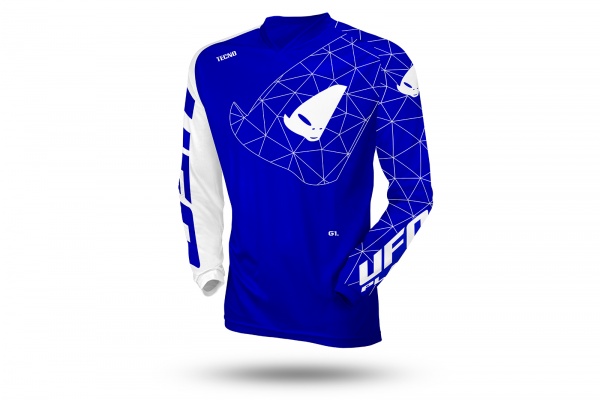 Motocross Tecno jersey blue - NEW PRODUCTS - MG04522-C - UFO Plast