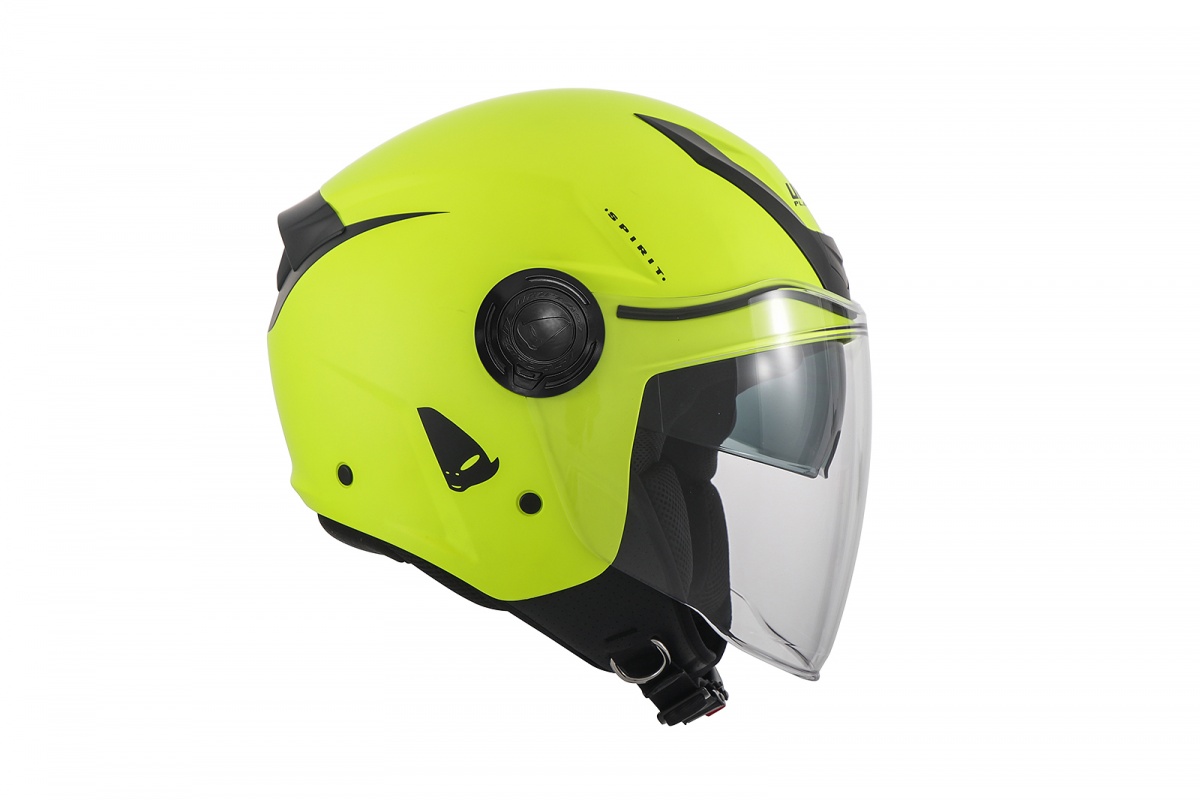 Spirit urban jet helmet neon yellow - Helmets - HE13003-DFLU - Ufo Plast