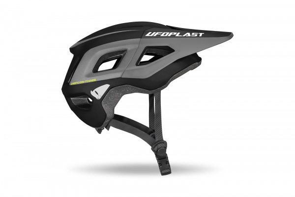 Defcon three mountain bike helmet black and gray - Helmets - HE15003-E - UFO Plast