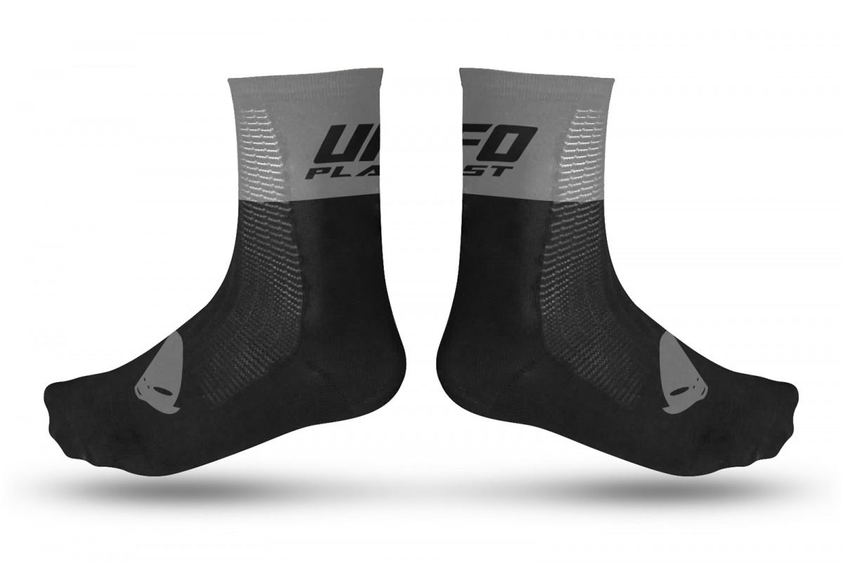 Mountain bike Socks black and gray - Socks - SO15001-K - Ufo Plast