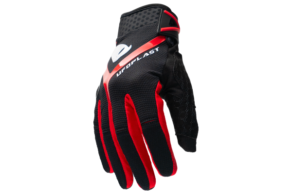 Motocross Hayes gloves red and black - Gloves - GL13001-KB - UFO Plast