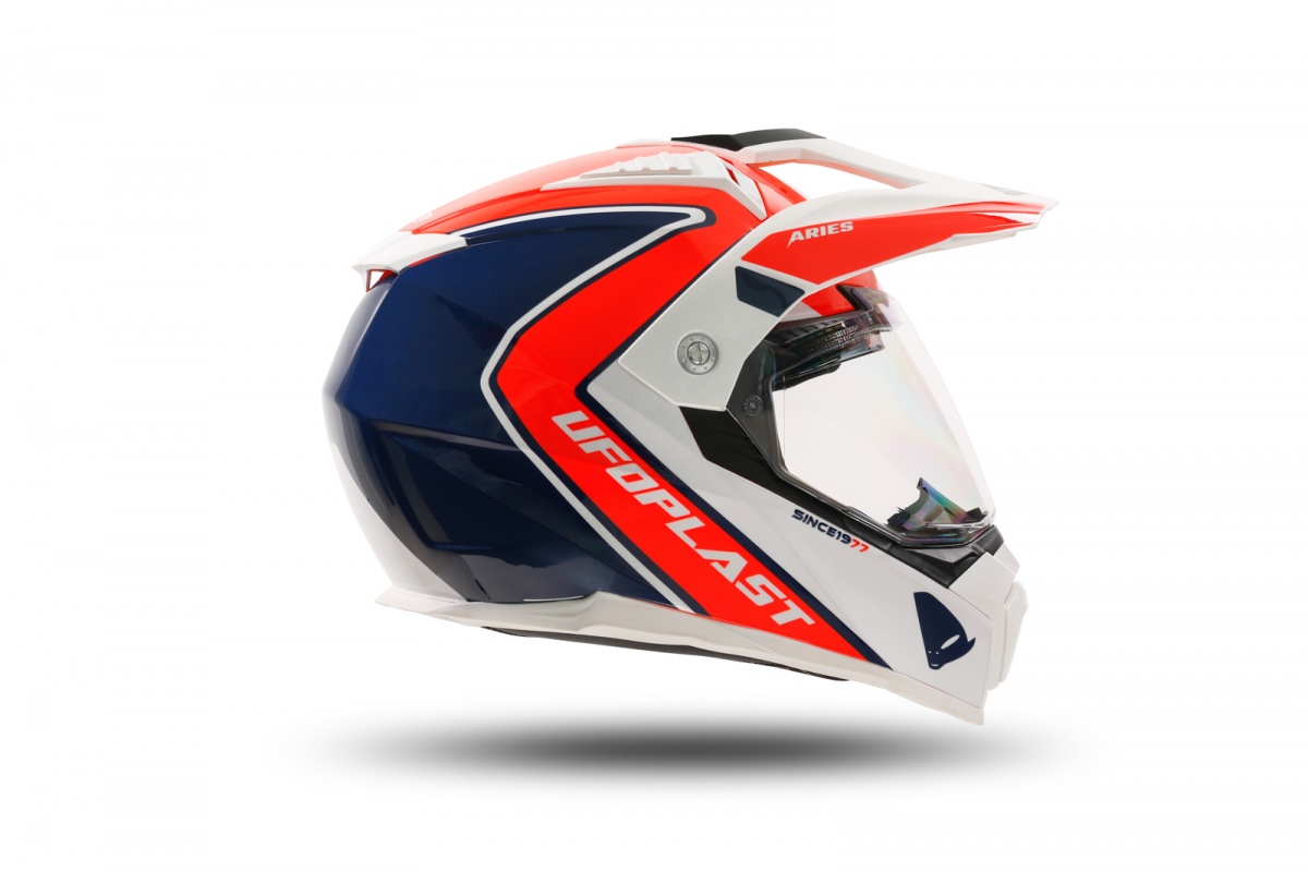 Motocross Aries helmet red and blue - Helmets - HE13500-BC - Ufo Plast