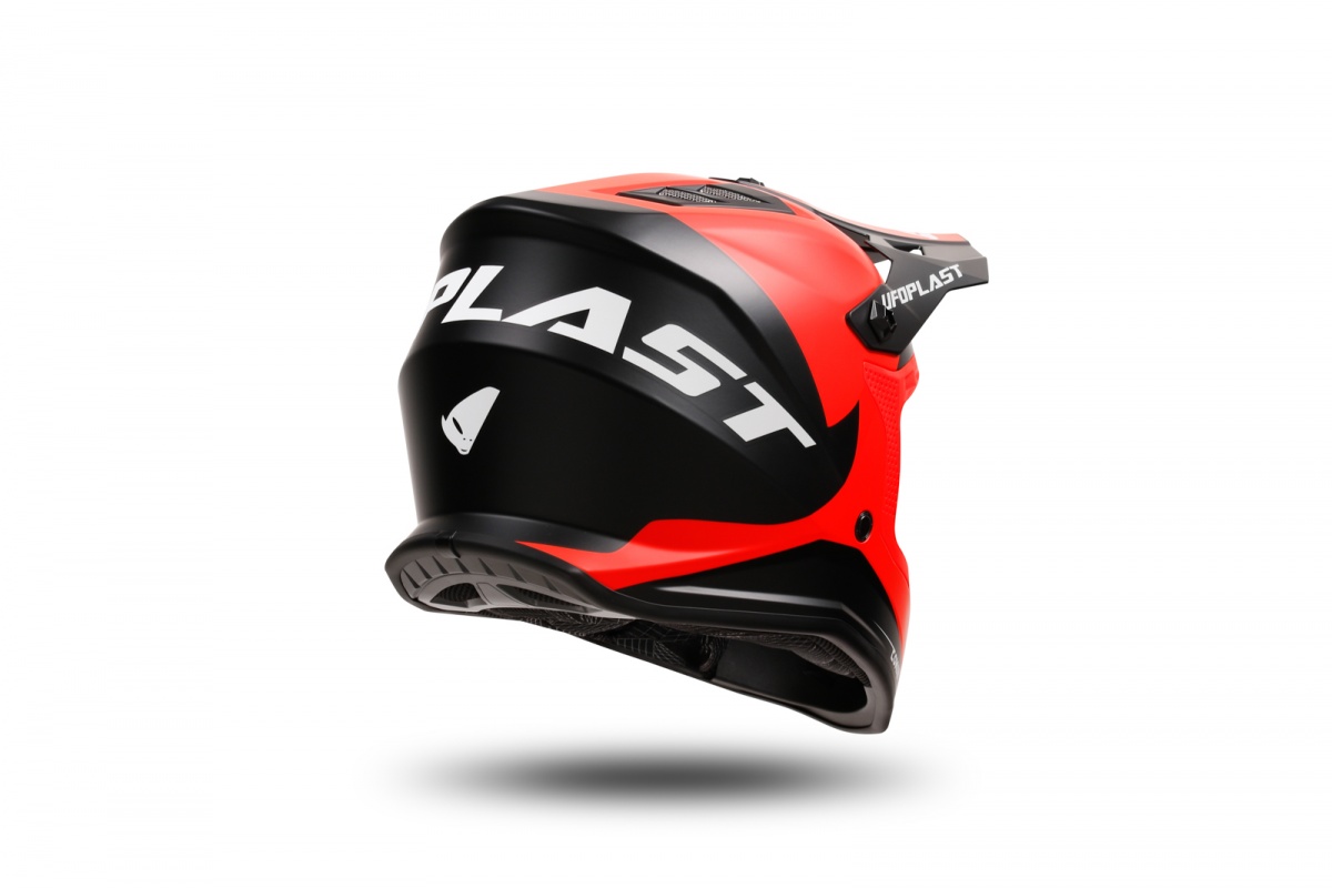 motocross Korey helmet for kids black and red - Helmets - HE13600-KB - Ufo Plast