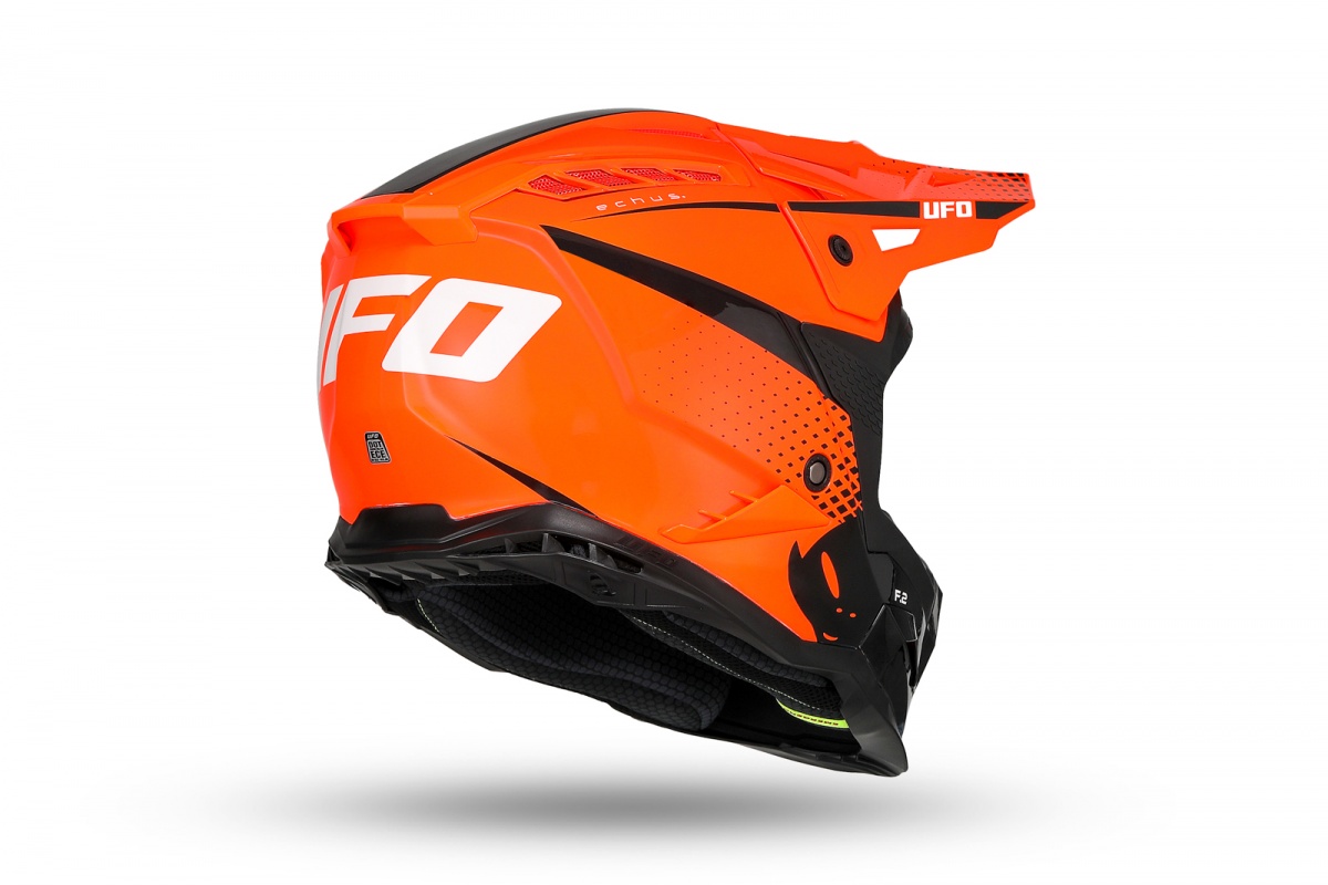 Motocross Echus helmet orange and black - Helmets - HE13100-FK - Ufo Plast